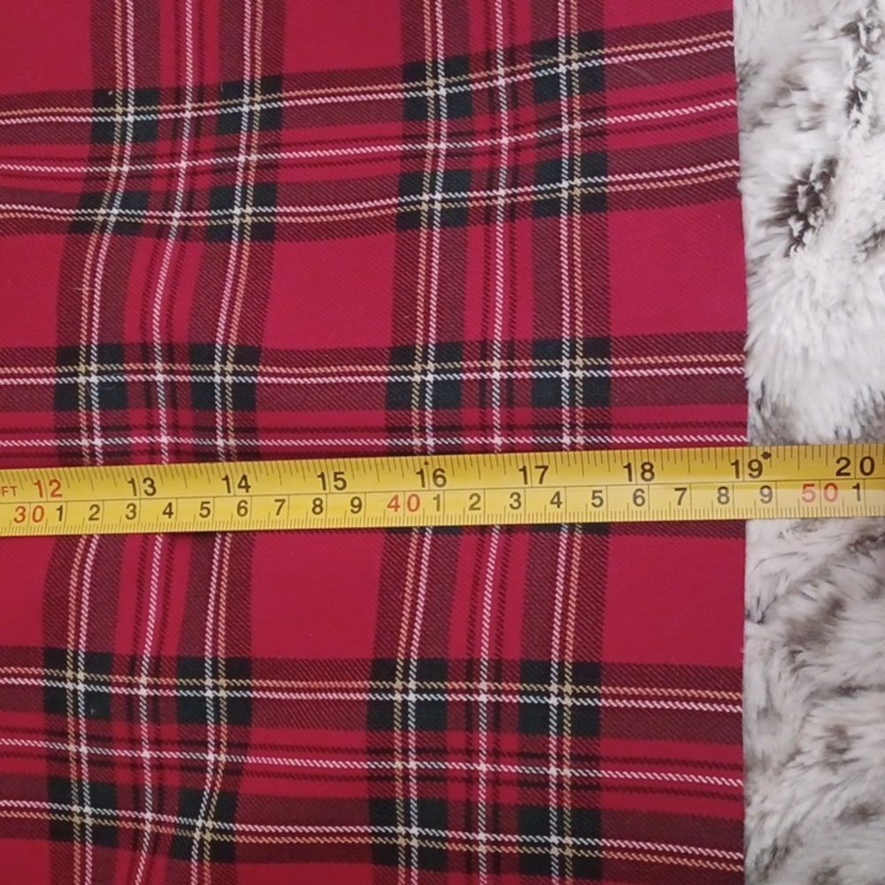 NWOT Talbots Red Plaid Pencil Skirt - Picture 7 of 7